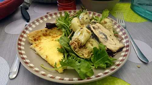 Tarte à l'emmental et au parmesan