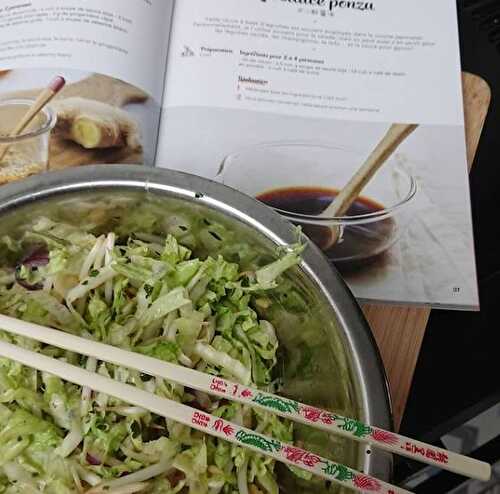 Salade à la Japonaise sauce Ponzu - Une cuillère en bois #lille #gastronomie