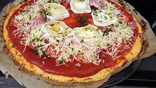 Pizza en croûte de chou-fleur healthy et sans gluten - Une cuillère en bois #lille #gastronomie
