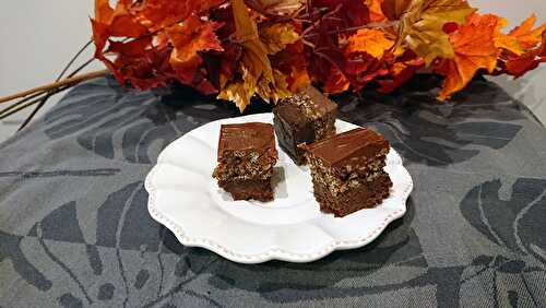 Brownies de riz soufflé au caramel