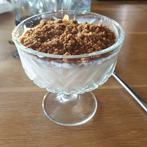 Panna cotta aux spéculoos