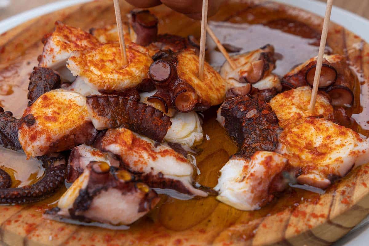 Recette de poulpe à la Galicienne (Pulpo a la Gallega) faciles