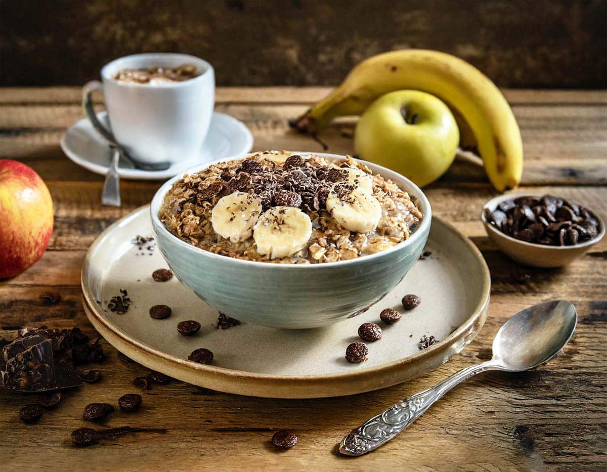 Bowl cake fondant banane et chocolat : un petit-déjeuner gourmand et express