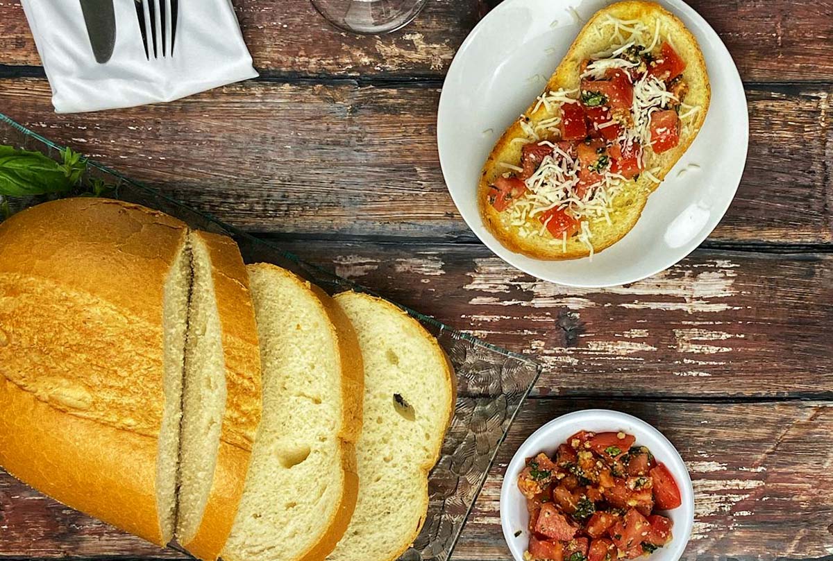 Recette de pain Bruschetta