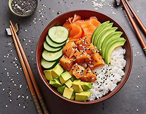 Poké bowl au saumon : le bol hawaïen healthy et gourmand