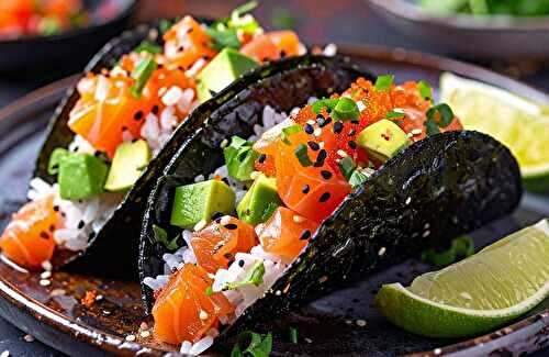 Ces sushi-tacos font sensation sur TikTok : la recette fusion qui va révolutionner votre apéro