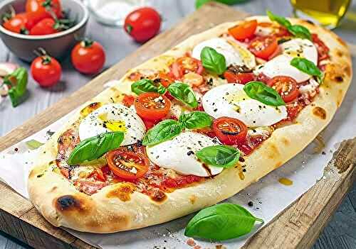 Pinsa romana maison tomates, burrata et basilic : l’alternative italienne qui détrône la pizza