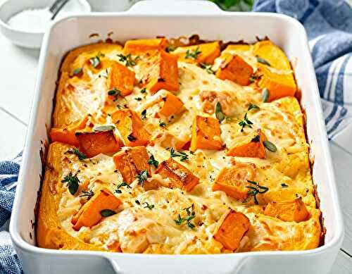 Gratin de butternut, recette fondante et colorée pour l’automne