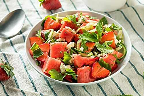 Salade pastèque feta menthe : la recette fraîche et estivale incontournable