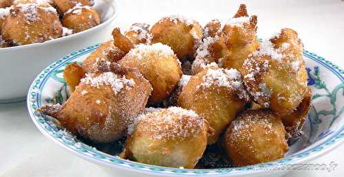 Beignets au fromage blanc et à la crème