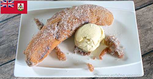 Beignets de banane au sucre de cannelle