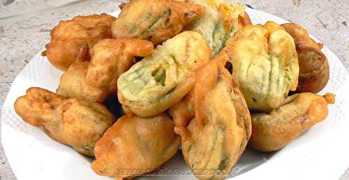 Beignets de fleurs de courgettes