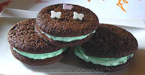 Biscuits double choco-menthe