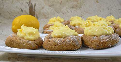 Biscuits empreintes au Lemon Curd