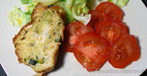 Cake aux courgettes et chèvre