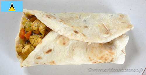 Chicken roti – Sainte Lucie