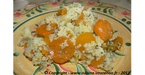 Couscous aux carottes