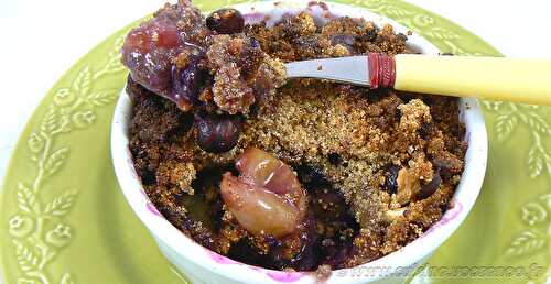 Crumble aux figues et raisins mais pas que !