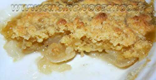 Crumble de fruits d’automne