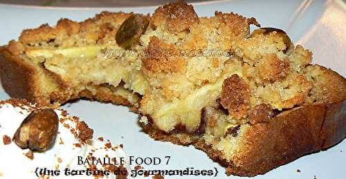 Crumble de pommes en tartines gourmandes #bataillefood7#