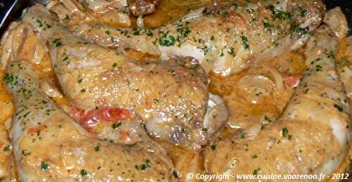 Cuisses de poulet aux champignons