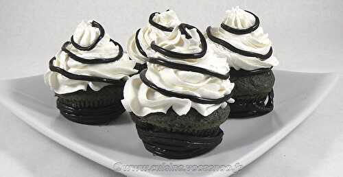 Cupcakes à la réglisse – Noir et Blanc