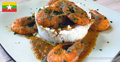 Curry de crevettes birman