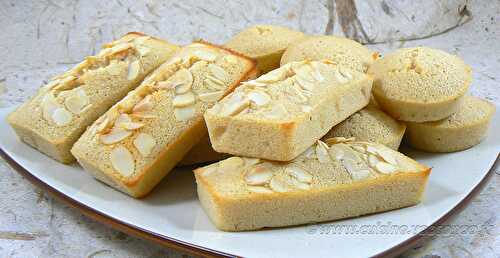 Financiers citron-amandes