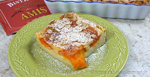 Flognarde aux abricots et amandes