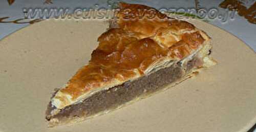 Galette des rois, crème de marron et marrons glacés