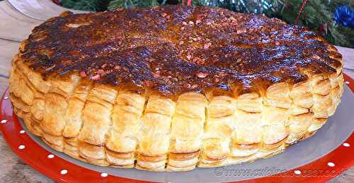 Galette des rois frangipane aux pralines roses