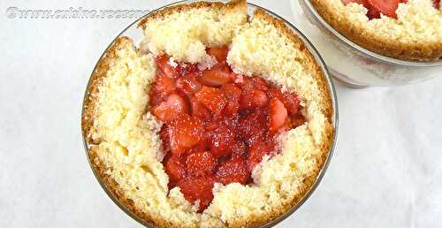 Gâteau au yaourt en verrine façon layer cake