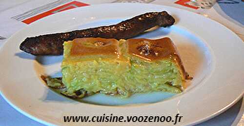 Gâteau invisible aux courgettes