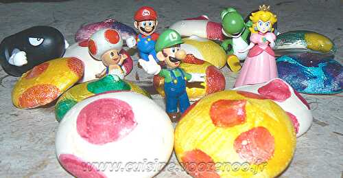 Meringues « Chapeaux de Toad »