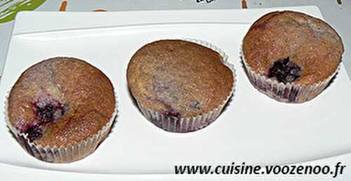 Muffins aux mûres