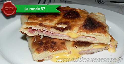 Naans jambon fromage