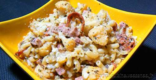 One pan pasta au chou-fleur