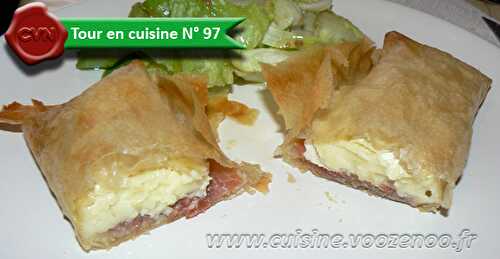 Papillotes croustillantes de camembert