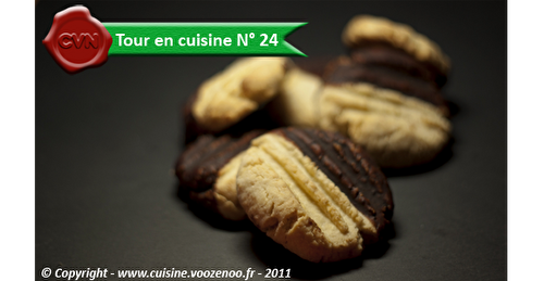 Petits sablés noix de coco chocolat – Tour en cuisine N° 24
