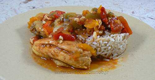 Poulet basquaise