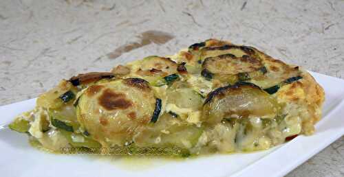 Quiche aux courgettes et au Cantal vieux