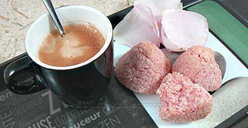 Rochers coco et poudre rose