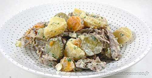 Salade de bœuf et pommes de terre