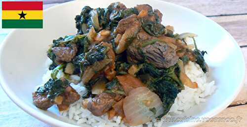 Shoko, sauce d’épinards à la viande – Ghana