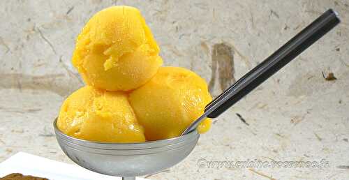 Sorbet à la mangue