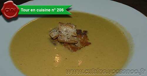 Soupe de courge Butternut orangée