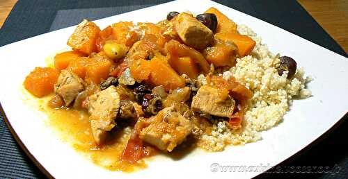 Tajine de poulet et Butternut