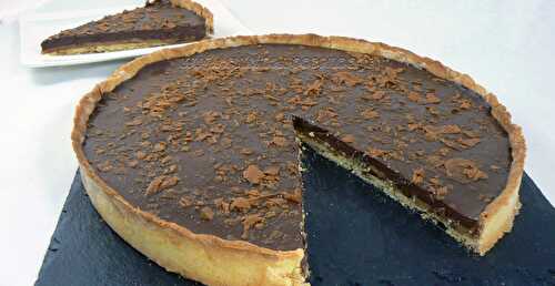 Tarte aux 2 chocolats, caramel et noix de pécan