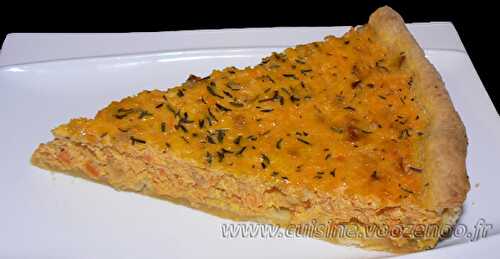 Tarte aux carottes et thym