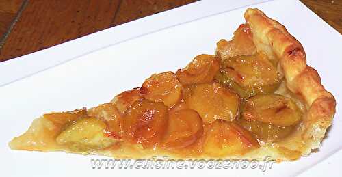 Tarte aux Reine-claude et mirabelles